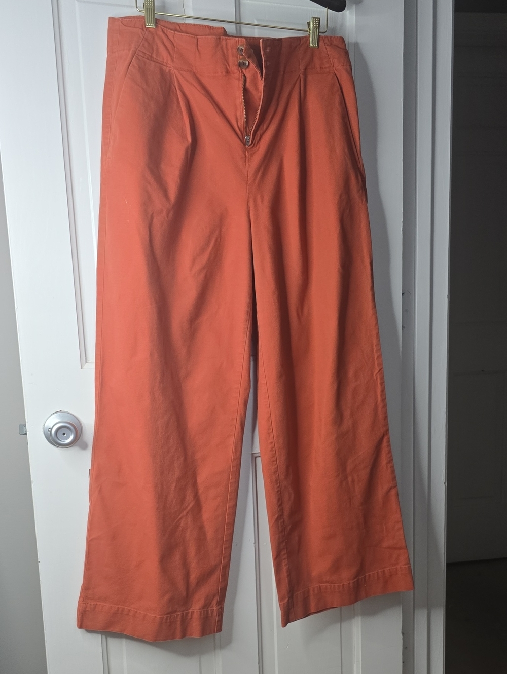 a new day Orange Wide-Leg Women's Pants